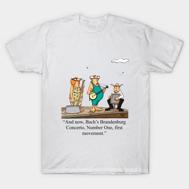 Funny Spectickles Classical Music Humor T-Shirt by abbottcartoons